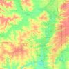 Winnebago County topographic map, elevation, relief