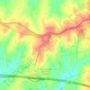 Waco topographic map, elevation, relief