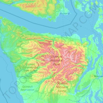 Jefferson County Topographic Map Jefferson County Topographic Map, Elevation, Relief