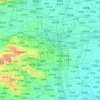 Zhengzhou topographic map, elevation, relief