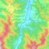Bagnasco topographic map, elevation, relief