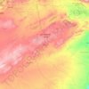 Djelfa topographic map, relief map, elevations map