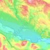 Mendavia topographic map, elevation, relief