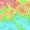 Pistoia topographic map, elevation, relief