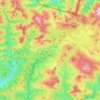 Erro topographic map, elevation, relief