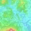 Estella topographic map, elevation, relief