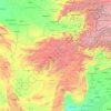 Afghanistan topographic map, elevation, relief