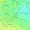 Nonantola topographic map, elevation, relief