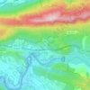 Yesa topographic map, elevation, relief