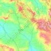 İhsaniye topographic map, elevation, relief