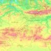 Bouira topographic map, relief map, elevations map