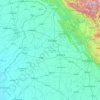 Punjab topographic map, relief map, elevations map