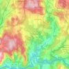 Teo topographic map, elevation, relief