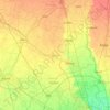 Sonipat topographic map, relief map, elevations map