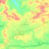 daïra Tissemsilt topographic map, relief map, elevations map