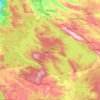 Idukki WLS topographic map, relief map, elevations map