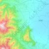 Barge topographic map, elevation, relief