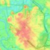 Municipio Roma II topographic map, relief map, elevations map