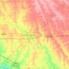 Buchanan County topographic map, elevation, relief