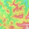 Leiza topographic map, elevation, relief
