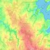Pleurtuit topographic map, relief map, elevations map