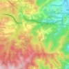 Roccavignale topographic map, relief map, elevations map