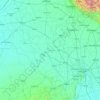 Haryana topographic map, relief map, elevations map