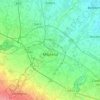 Modena topographic map, elevation, relief