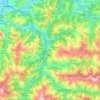 Mieres topographic map, elevation, relief