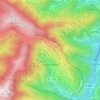 Aspin-Aure topographic map, relief map, elevations map