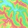Wasser topographic map, relief map, elevations map