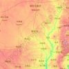 榆林市 topographic map, elevation, relief