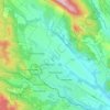 Werischwar topographic map, relief map, elevations map