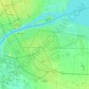 Windsor topographic map, relief map, elevations map