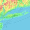 Long Island topographic map, elevation, relief