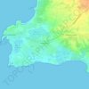 Penmarc'h topographic map, relief map, elevations map