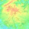 Plomeur topographic map, relief map, elevations map