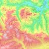Soba topographic map, elevation, relief