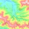 Selaya topographic map, elevation, relief
