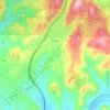Rainbow CDP topographic map, elevation, relief