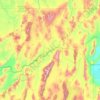 Elko County topographic map, elevation, relief
