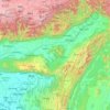 Assam topographic map, relief map, elevations map