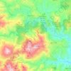 Comares topographic map, elevation, relief