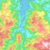 Viveiro topographic map, elevation, relief