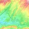 Muruzábal topographic map, elevation, relief