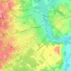 Orangeville topographic map, relief map, elevations map