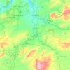Ouled Rahmoun topographic map, relief map, elevations map