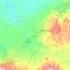 Güzelyurt topographic map, elevation, relief