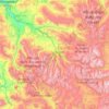 Pitkin County topographic map, elevation, relief