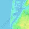 Indian Rocks Beach topographic map, elevation, relief